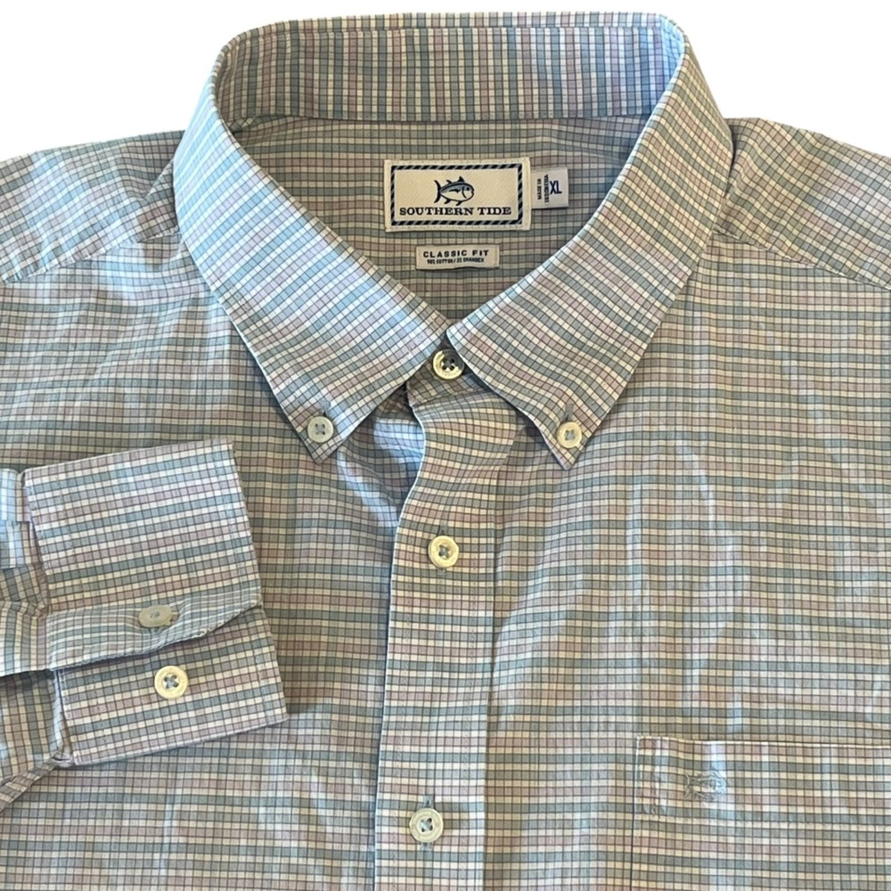 Southern Tide Shirt Mens XL Classic Fit L/S B/U
